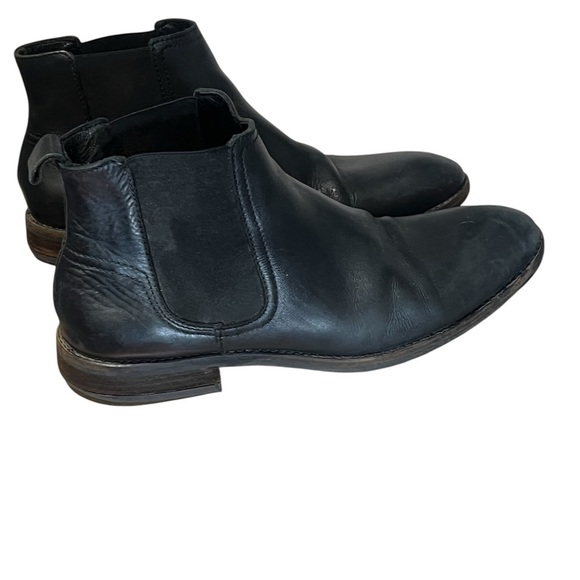 Steve Madden Black Leather Boots - Picture 3 of 3